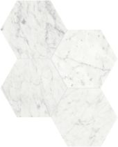 Eterna Bianco 6 Polished Hexagon Mosaic | Glens Falls Tile & Supplies