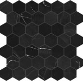 Galaxia Nero 2 Hexagon Mosaic | Glens Falls Tile & Supplies