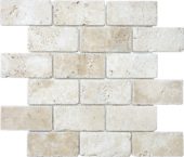 Ivory 2x4 Brick Mosaic | Glens Falls Tile & Supplies