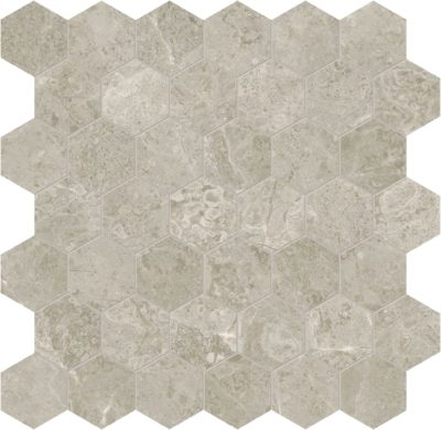 Ritz Gray 2 Hexagon Mosaic