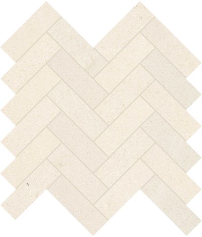 Serene Ivory 1.25×4 Herringbone Mosaic