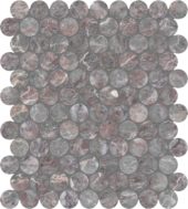 Sereno Burgundy 1.25 Penny Round Mosaic | Glens Falls Tile & Supplies