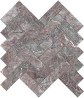 Sereno Burgundy 1.25x4 Herringbone Mosaic | Glens Falls Tile & Supplies