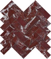 Tuscano Rosso 1.25x4 Herringbone Mosaic | Glens Falls Tile & Supplies