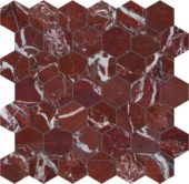 Tuscano Rosso 2 Hexagon Mosaic | Glens Falls Tile & Supplies