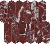 Tuscano Rosso 2x6 Picket Mosaic | Glens Falls Tile & Supplies