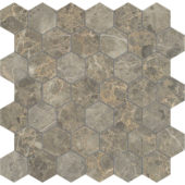 Velutto Ash 2 Hexagon Mosaic | Glens Falls Tile & Supplies