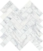 Virtue Bianco 1.25x4 Herringbone Mosaic | Glens Falls Tile & Supplies