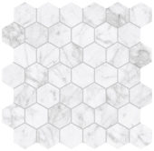 Royal Stoneworks 2" Old World Bianco Hex | Glens Falls Tile & Supplies