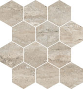 Saturnia 3x3 Hex Navona Matte | Glens Falls Tile & Supplies