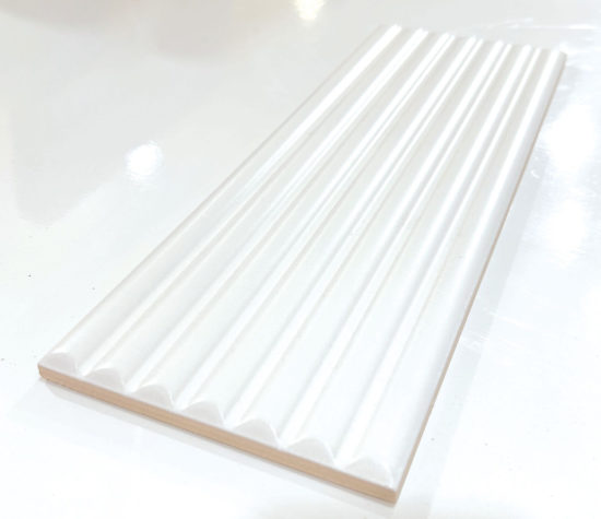 Sausalito 5X13 White  Gloss 02 | Glens Falls Tile & Supplies