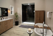 Black Ice Gloss Shower Wall Kit 32x60x94 | Glens Falls Tile & Supplies
