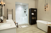Carrara Marble Gloss Shower Wall Kit 32x60x94 | Glens Falls Tile & Supplies
