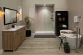 Drift Sand Gloss Shower Wall Kit 36x60x94 | Glens Falls Tile & Supplies