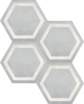Form 7" Hexagon Frame Ice | Glens Falls Tile & Supplies