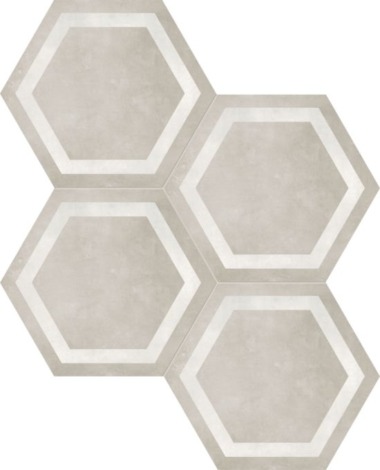 Form 7" Hexagon Frame Sand | Glens Falls Tile & Supplies