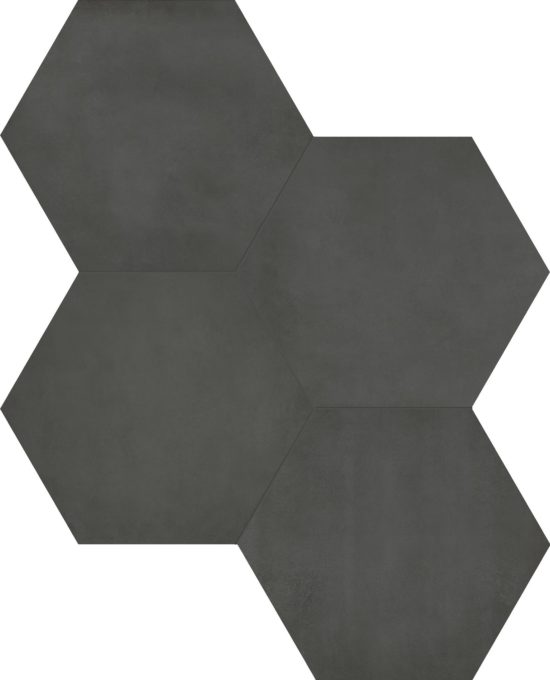 Form 7" Hexagon Graphite | Glens Falls Tile & Supplies