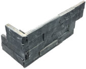 Ledger Stone 6x18 Carbon Assembled Corner | Glens Falls Tile & Supplies