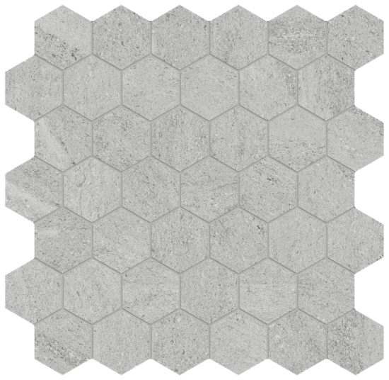 Lithoform 2" Hex Veincut Twilight | Glens Falls Tile & Supplies