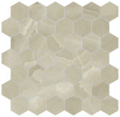 Lustra 2" Hex Onyx Hazel Honed | Glens Falls Tile & Supplies