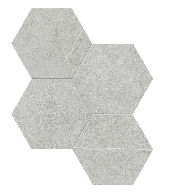 Mjork 6 Hex Ash | Glens Falls Tile & Supplies