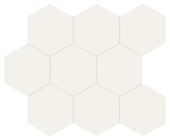 Monoforma 4" Hex Moonlight Silk | Glens Falls Tile & Supplies