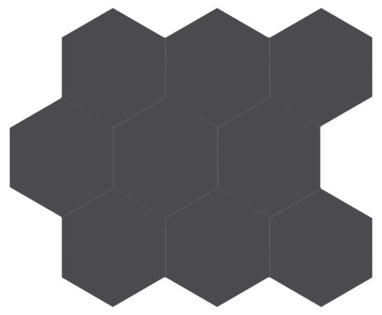 Monoforma 4" Hex Shilhouette Silk | Glens Falls Tile & Supplies