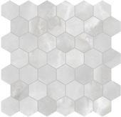 Plata Onyx Crystallo 2 Hexagon Matte | Glens Falls Tile & Supplies