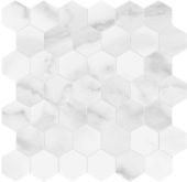 Plata Statuario Brina 2 Hexagon Polished | Glens Falls Tile & Supplies