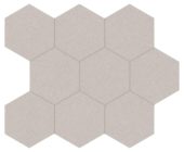 Serena 4" Hex Crater | Glens Falls Tile & Supplies