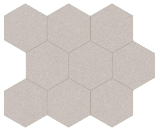 Serena 4" Hex Crater | Glens Falls Tile & Supplies