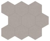 Serena 4" Hex Pewter | Glens Falls Tile & Supplies