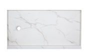 Shower Pan 30x60 Bianco Marble | Glens Falls Tile & Supplies