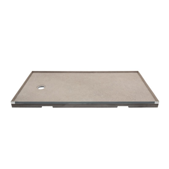 Shower Pan 32x60 Concrete Sand | Glens Falls Tile & Supplies
