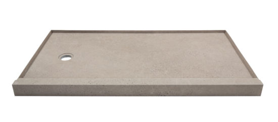 Shower Pan 32x60 Concrete Sand | Glens Falls Tile & Supplies