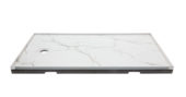 Shower Pan 36x60 Bianco Marble | Glens Falls Tile & Supplies