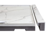 Shower Pan 36x60 Bianco Marble | Glens Falls Tile & Supplies