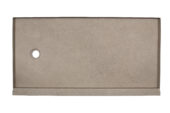 Shower Pan 36x60 Concrete Sand | Glens Falls Tile & Supplies