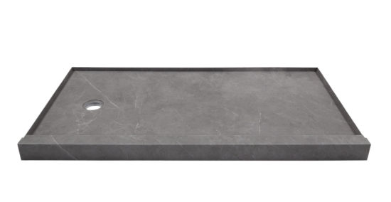 Shower Pan 36x60 Graphite Slate | Glens Falls Tile & Supplies
