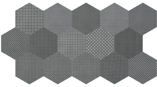 Tapestri 8.5 Silk Blend Hexagon | Glens Falls Tile & Supplies