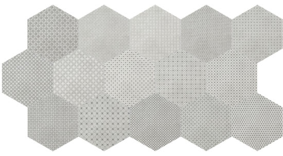 Tapestri 8.5 Wool Blend Hexagon | Glens Falls Tile & Supplies