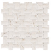 Treasure II Perfect Calacatta 1x2 Basketweave | Glens Falls Tile & Supplies
