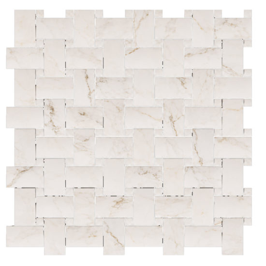 Treasure II Perfect Calacatta 1x2 Basketweave | Glens Falls Tile & Supplies