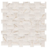 Treasure II Perfect Calacatta 1x2 Basketweave | Glens Falls Tile & Supplies